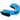 "RDX Gel Mouth guard Gum Shield in blue"