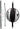 "RDX R3 Floor to Ceiling Double End Speed Bag in white and black with chains"