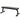 "Swiss Flat Bench With Wheels in black for gym and home"