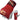 "RDX- 75cm Gel Inner Gloves with Wrist Strap in red"