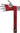 "RDX- 75cm Gel Inner Gloves with Wrist Strap in red length"