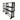 "Swiss Multi Storage Rack in black"