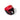 "Physical Company Leather Head Guard in black and red"