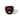 "Physical Company Leather Head Guard in black and red"