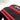 "Physical Company Leather Head Guard in black and red close up"