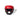 "Physical Company Leather Head Guard in black and red"