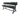 "black rack with dumbbells"