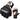 "RDX F12 MMA Grappling Gloves in Black close up"