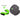 "RDX Gel Mouth guard Gum Shield in green with box"