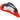 "RDX 1R Gel Groin Cup in black and red close up"