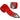 "RDX- RB Professional Boxing Hand Wraps in red"