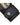 "RDX T17 Aura Boxing Gloves in black and golden close up"