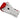 "RDX A2 BBBofC Approved Fight Boxing Gloves in white and red"