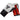 "RDX C2 BBBofC Approved Fight Boxing Gloves in red and white"