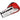 "RDX C2 BBBofC Approved Fight Boxing Gloves in red and white"