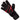 "RDX- L7 Crown Leather Fitness Gym Gloves with Strap black and red"