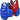 "RDX Semi Contact Chest Guard T2 Reversible in Red Blue"