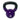"Physical Company Vinyl Cast Iron Kettlebell 6kg in purple"