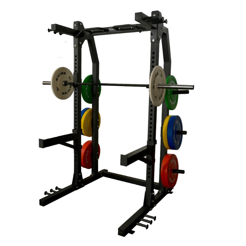 Perth Half Rack Swiss Black Series Half Rack with Storage – Balance