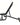 "adjustable black bench with wheels and handle"