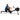 "Man exercising with Stairmaster HIIT Rower in Black"