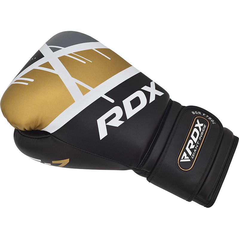 F7 Ego Boxing Gloves Black Golden