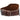 "RDX 6 Inch Leather Brown Weightlifting Belt close up"