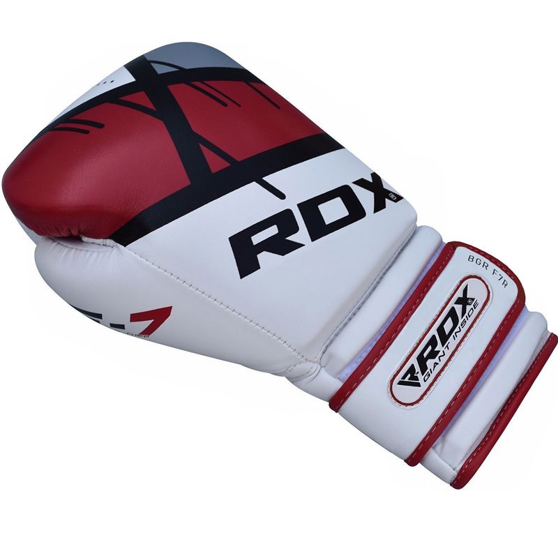 RDX F7 Ego Boxing Gloves Red Balance