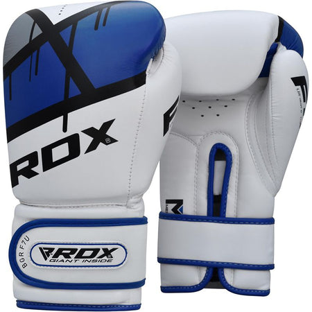 RDX F7 Ego Boxing Gloves Blue Balance