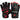 "RDX- L7 Crown Leather Fitness Gym Gloves with Strap black and red"