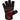 "RDX- L7 Crown Leather Fitness Gym Gloves with Strap black and red"