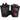 "RDX- S2 Leather Fitness Training Gym Gloves in black and red"