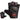 "RDX- S2 Leather Fitness Training Gym Gloves in black and red"