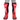 "RDX T7 Red Shin Instep Guards in red"